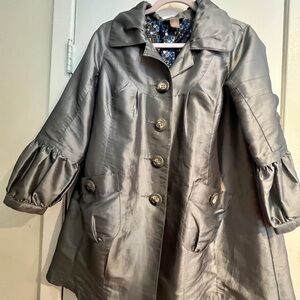 Kenar Silver Jacket 3/4 sleeve - size 8